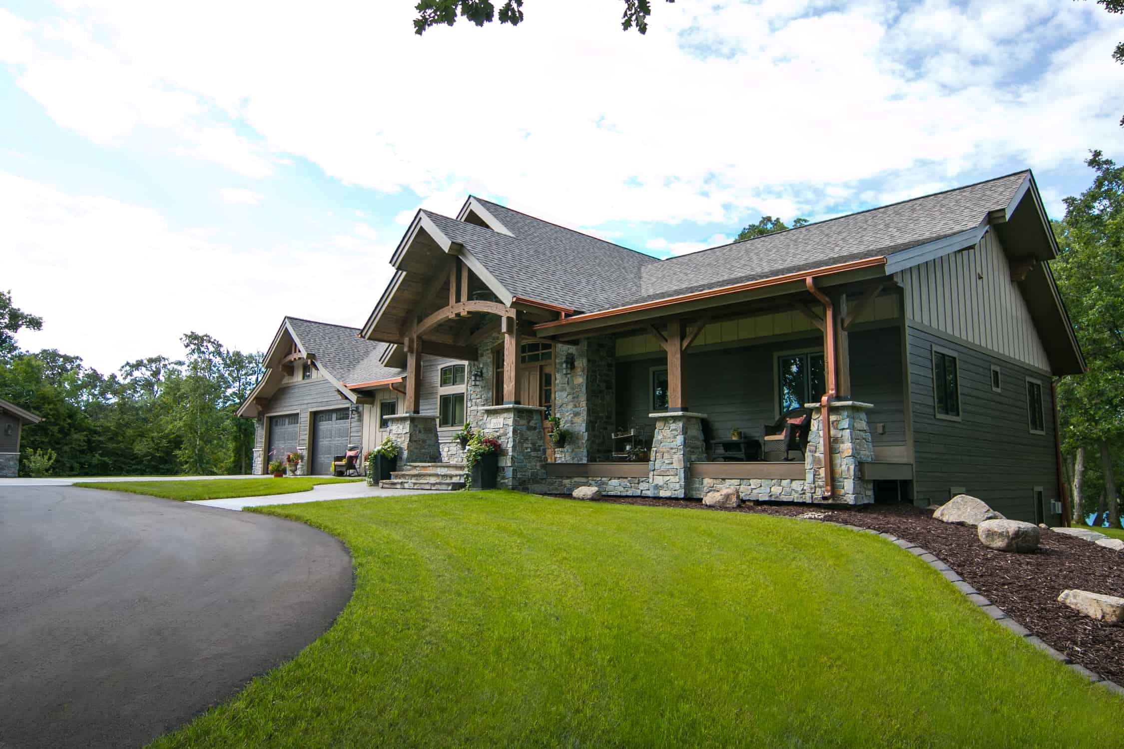 Briard Construction Model Home Front Exterior