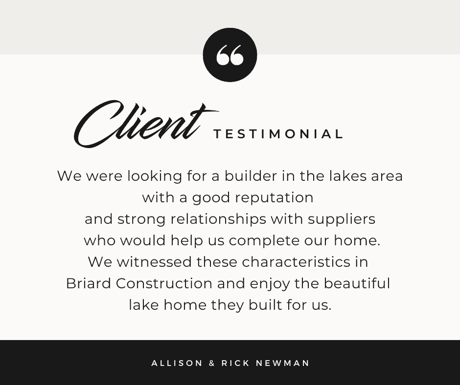 Client Testimonial • Allison & Rick Newman