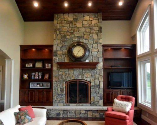 Briard Construction Custom Built Living Room