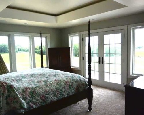 Briard Construction Custom Built Master Bedroom