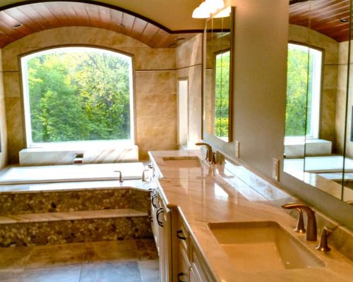 Briard Construction Bro Custom Built Master Bathroom