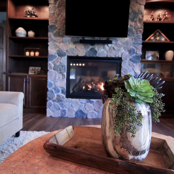 Wegner fireplace & coffee table