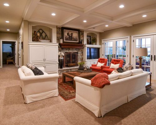 Briard Construction Custom Built Family Room