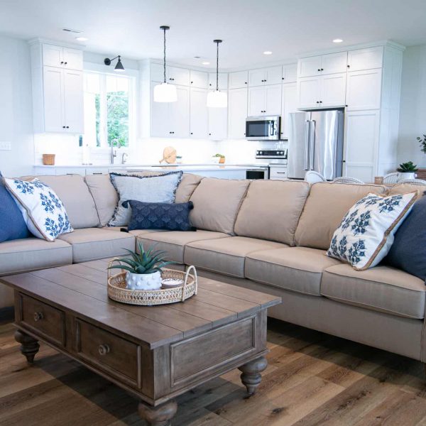 Harless Home on Pelican Point Living Room Sofa Area