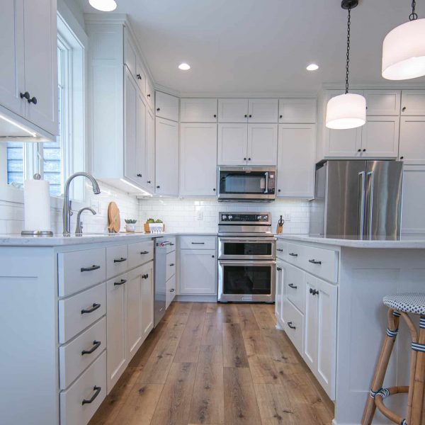 Harless Home on Pelican Point Kitchen Appliance and Cabinet View