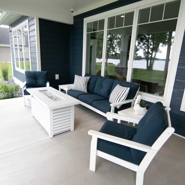 Harless Home on Pelican Point Outdoor Patio Lounge and Conversation Area