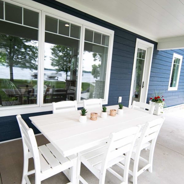 Harless Home on Pelican Point Outdoor Patio Dining Area