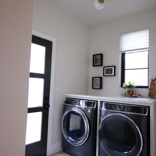 Newman Home on Lake Eunice, MN • laundry room washer and dryer