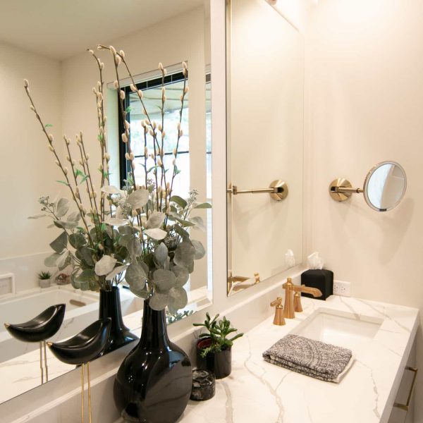 Newman Home on Lake Eunice, MN • guest bathroom