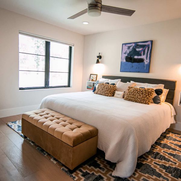 Newman Home on Lake Eunice, MN • upper level guest bedroom