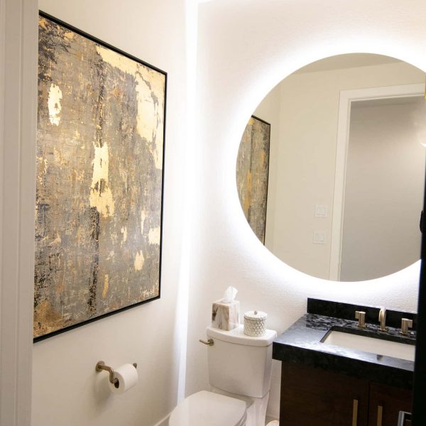 Newman Home on Lake Eunice, MN • guest bathroom