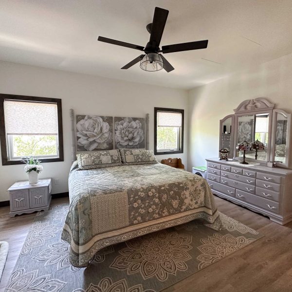 Schaefbauer home on Munson Lake master bedroom