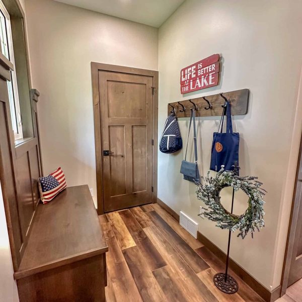 Bossert Home on Lake Lida • interior entrance