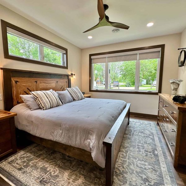 Bossert Home on Lake Lida • Master Bedroom