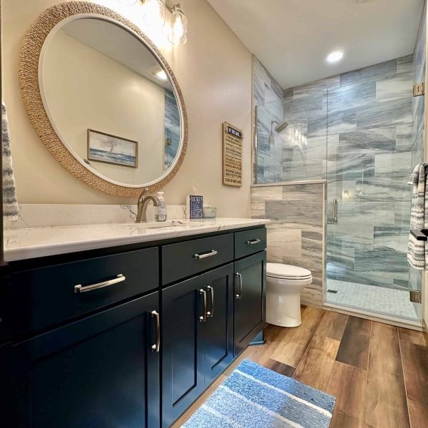 Bossert Home on Lake Lida • Guest Bathroom