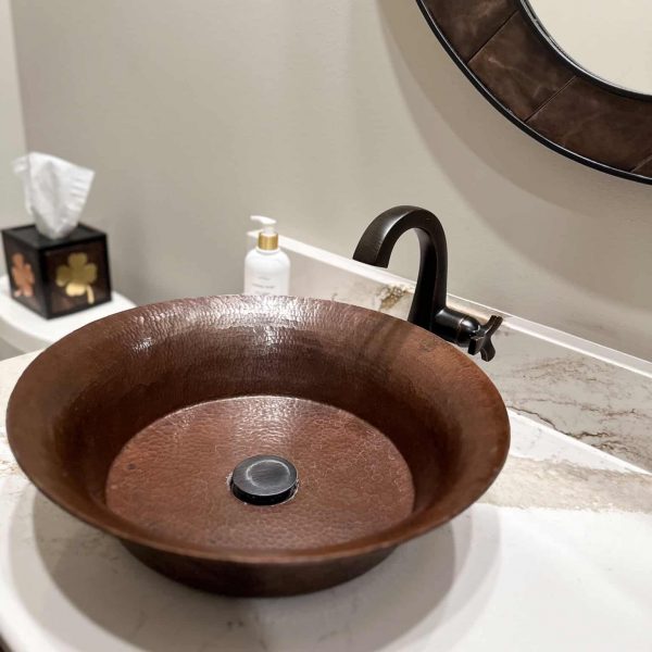 Spicer Home on Pelican Lake • Hallway bathroom vanity sink area