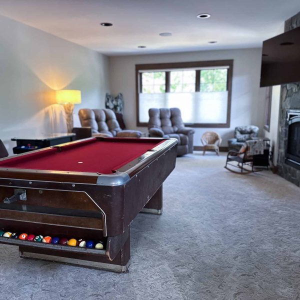Spicer Home on Pelican Lake • Game room with a pool table