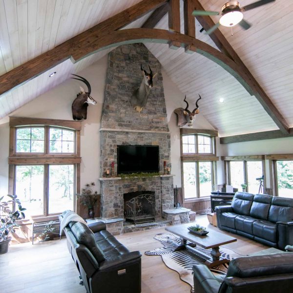 Briard Construction Model Home Living Room
