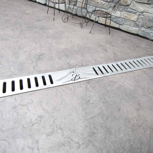 Briard Construction Model Home Outdoor Personalized Drains