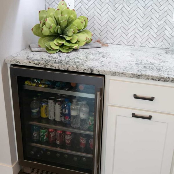 Dagenais Custom Built Home ∙ Beverage Refrigerator