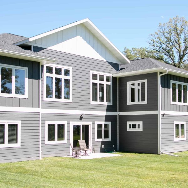 Dagenais Custom Built Home ∙ Back Exterior