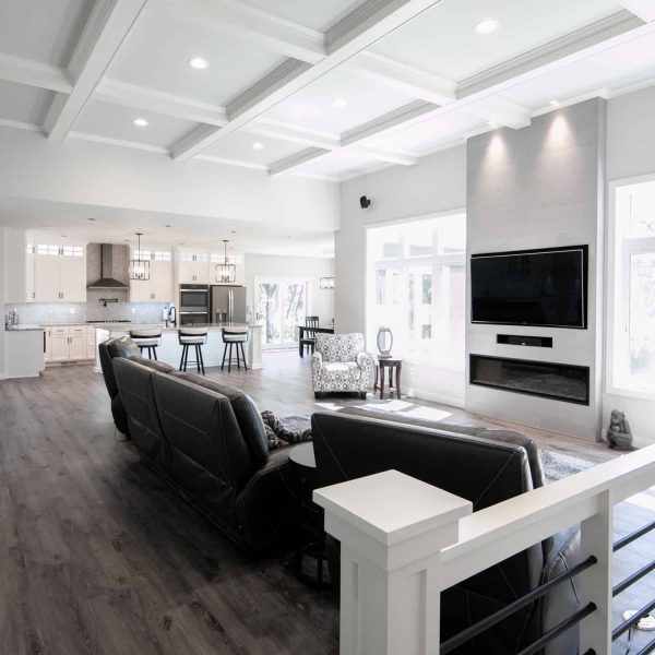 Dagenais Custom Built Home ∙ Living Room Entry
