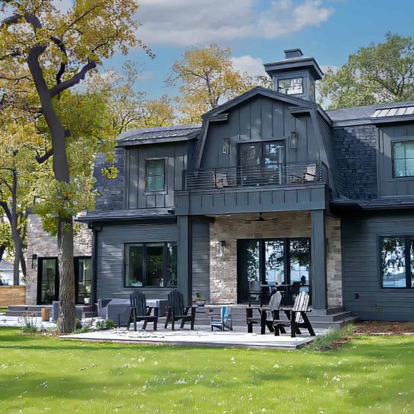 Zunich Home on Detroit Lake lakeside exterior