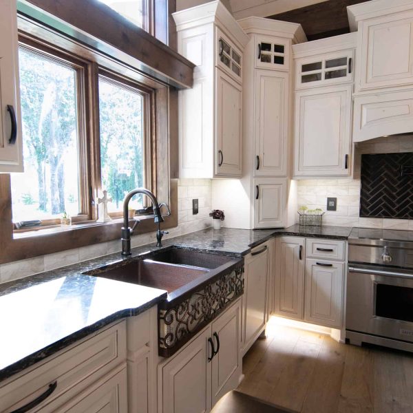 Briard Construction Model Home Kitchen Sink Area