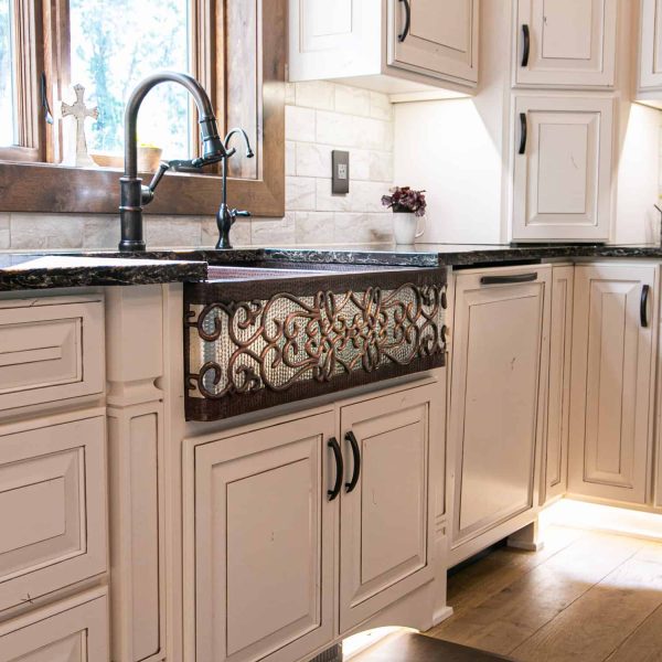 Briard Construction Model Home Copper and Metal Sink