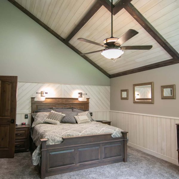 Briard Construction Model Home Master Bedroom