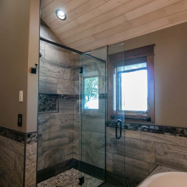 Briard Construction Model Home Master Bathroom Shower