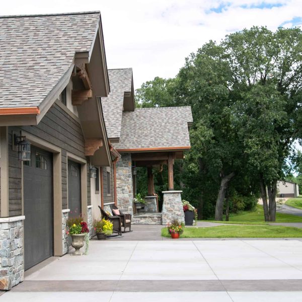 Briard Construction Model Home Sideview Driveway
