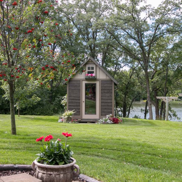 Briard Construction Model Home Backyard Matching Playhouse
