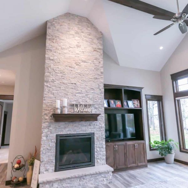 Johnson Home Great Living Room Fireplace