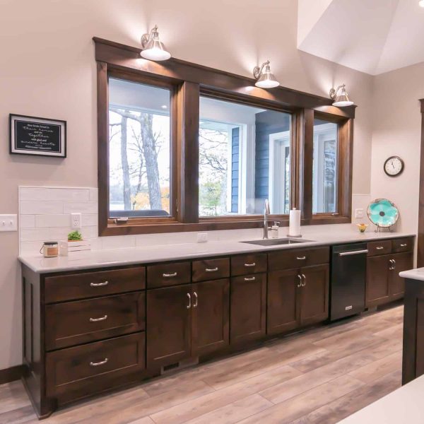 Johnson Home Lakeside Dishwashing & Food Prep Area