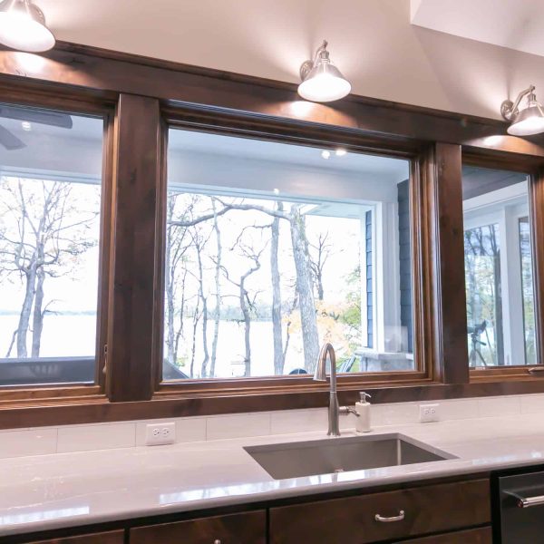 Johnson Home Lakeside Food Prep & Dishwashing Counter with Lakeside View