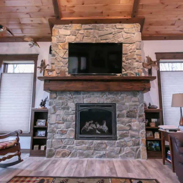 Johnson Home Four Seasons Fireplace