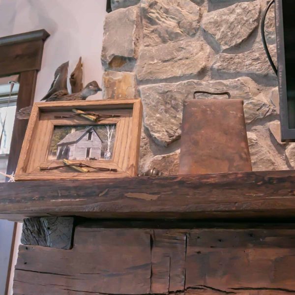 Johnson Home Four Seasons Porch Custom Mantel
