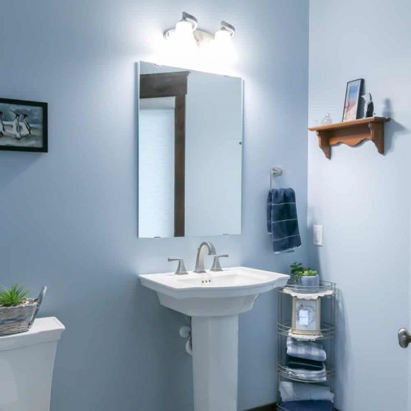 Johnson Home Powder Blue Bathroom