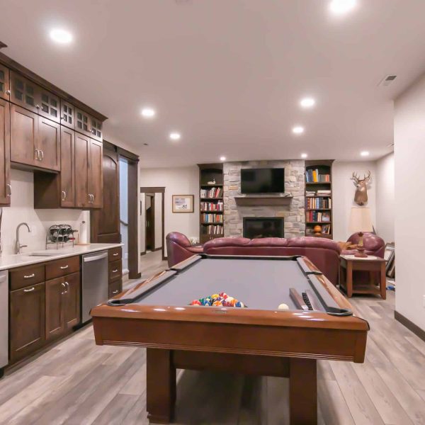 Johnson Home Basement Family Room