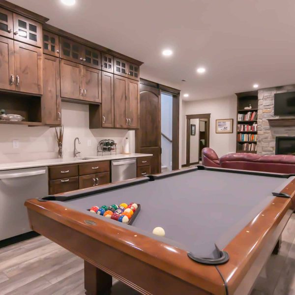 Johnson Home Basement Family Room
